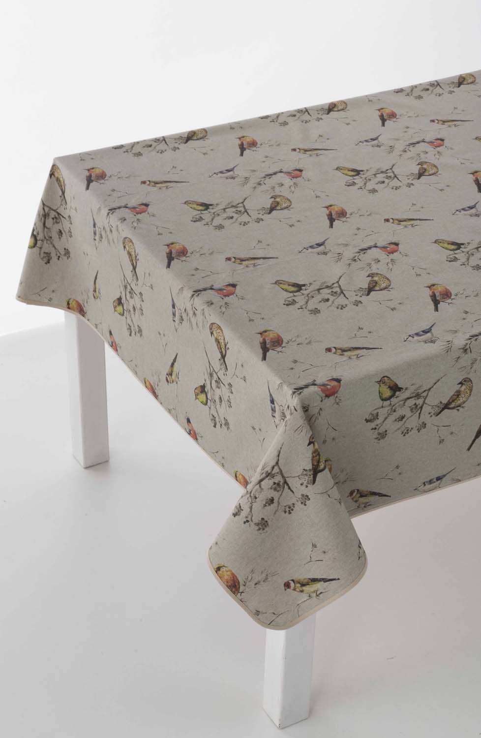 oilcloth tablecloth CHINESE BIRDS ZEN DUCK EGG