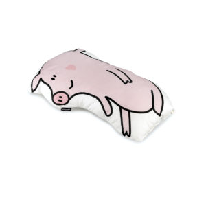 dancing pig shaped cushion by GironesHome