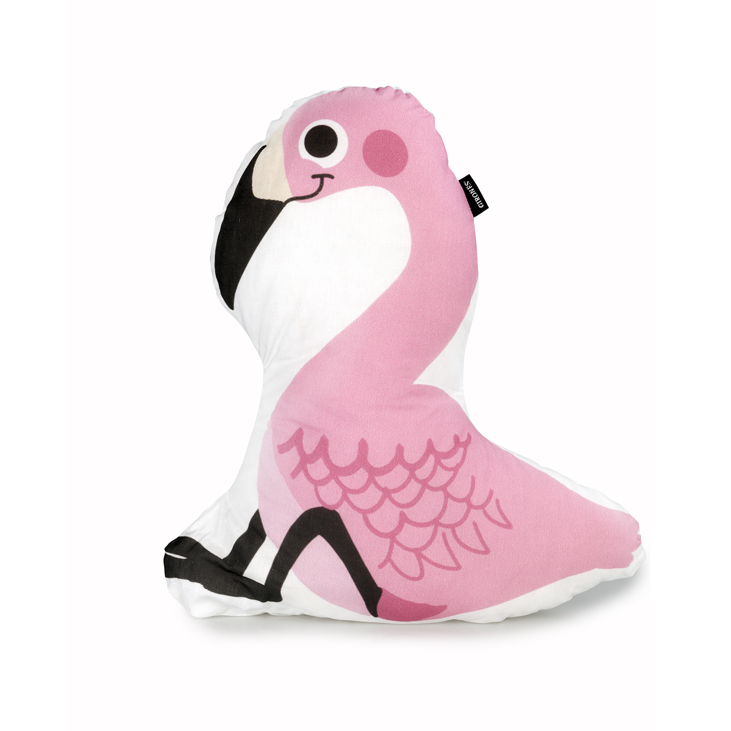 flamingo shaped cushion by GironesHome