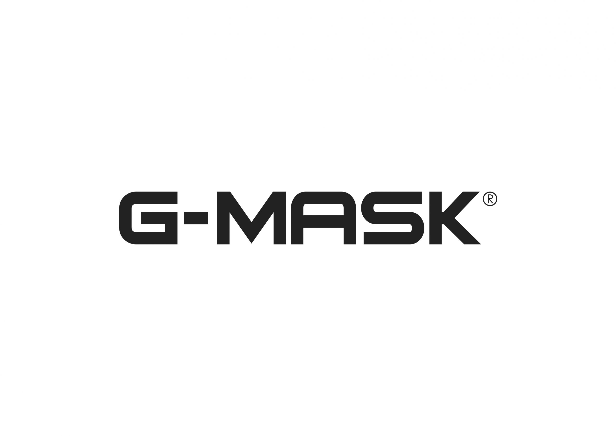 logo G-MASK. Marca registrada de mascarillas higiénicas
