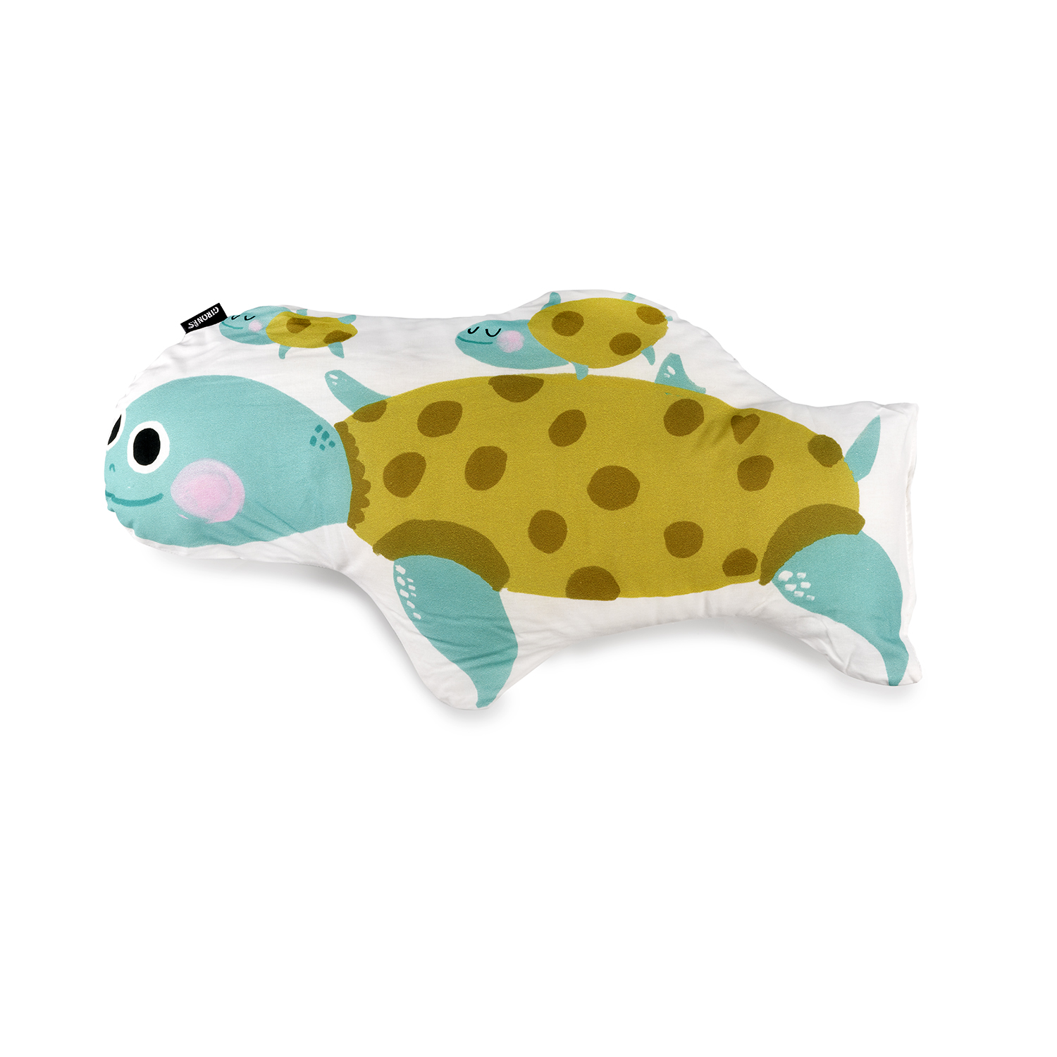 turtle with babies shaped cushion by GironesHome