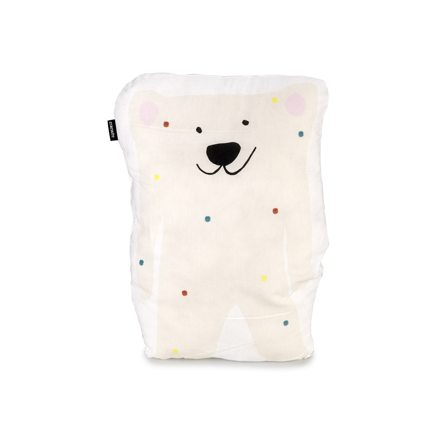 polar bear shaped cushion by GironesHome