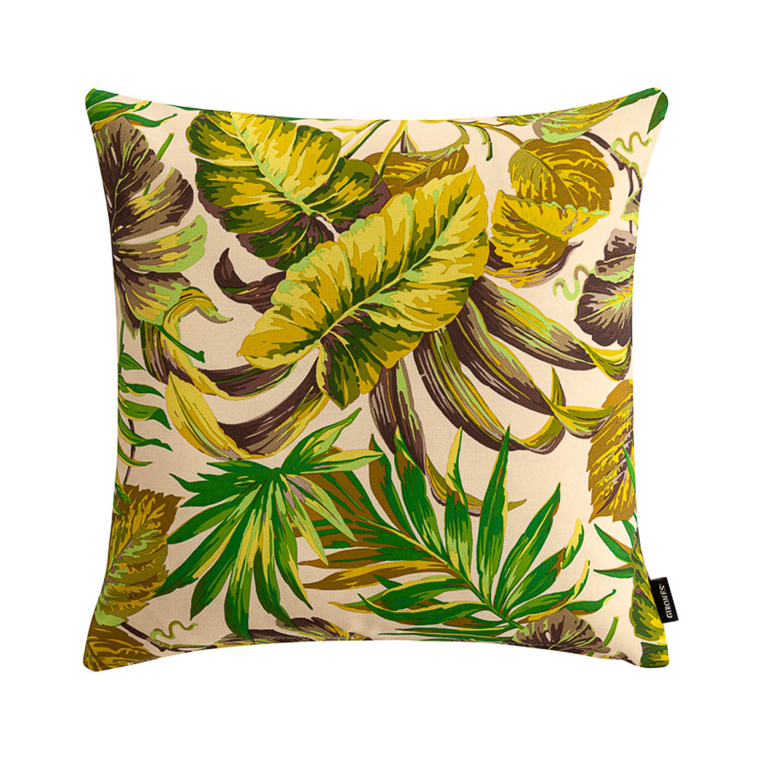 Outdoor Botanic Green Cushion Cover