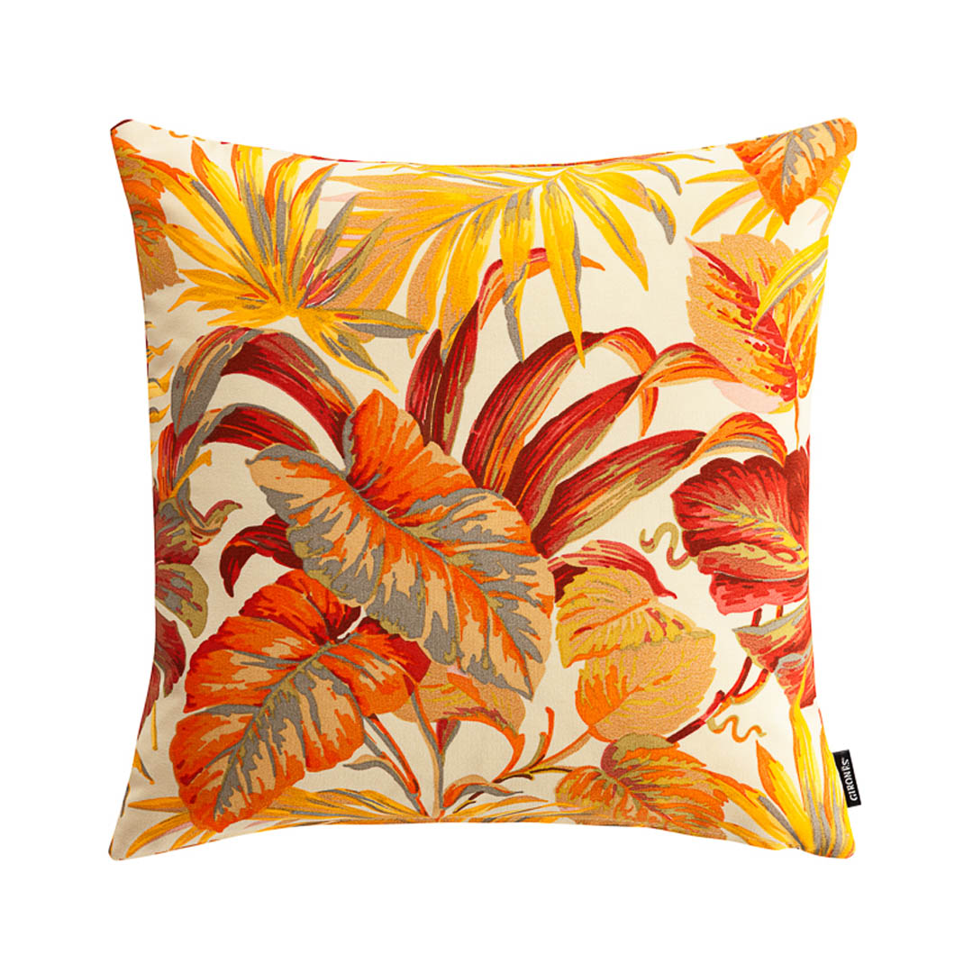 Outdoor Botanic Red Cushion Cover