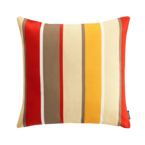 Outdoor Botanic Stripe Red Cushion Cover