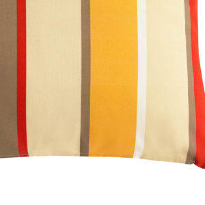 Outdoor Botanic Stripe Red Cushion Cover 2